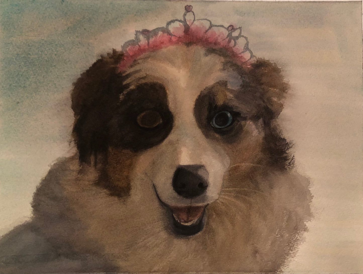 Princess Stella - Watercolor - Paper - 11 x 15 - Not for Sale (NFS)