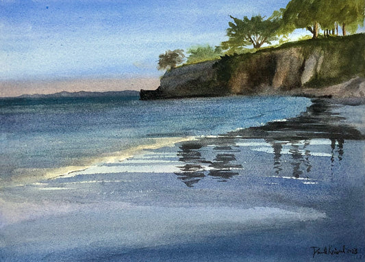 Sunset Reflections - Watercolor - Paper - 11 x 15 - NFS