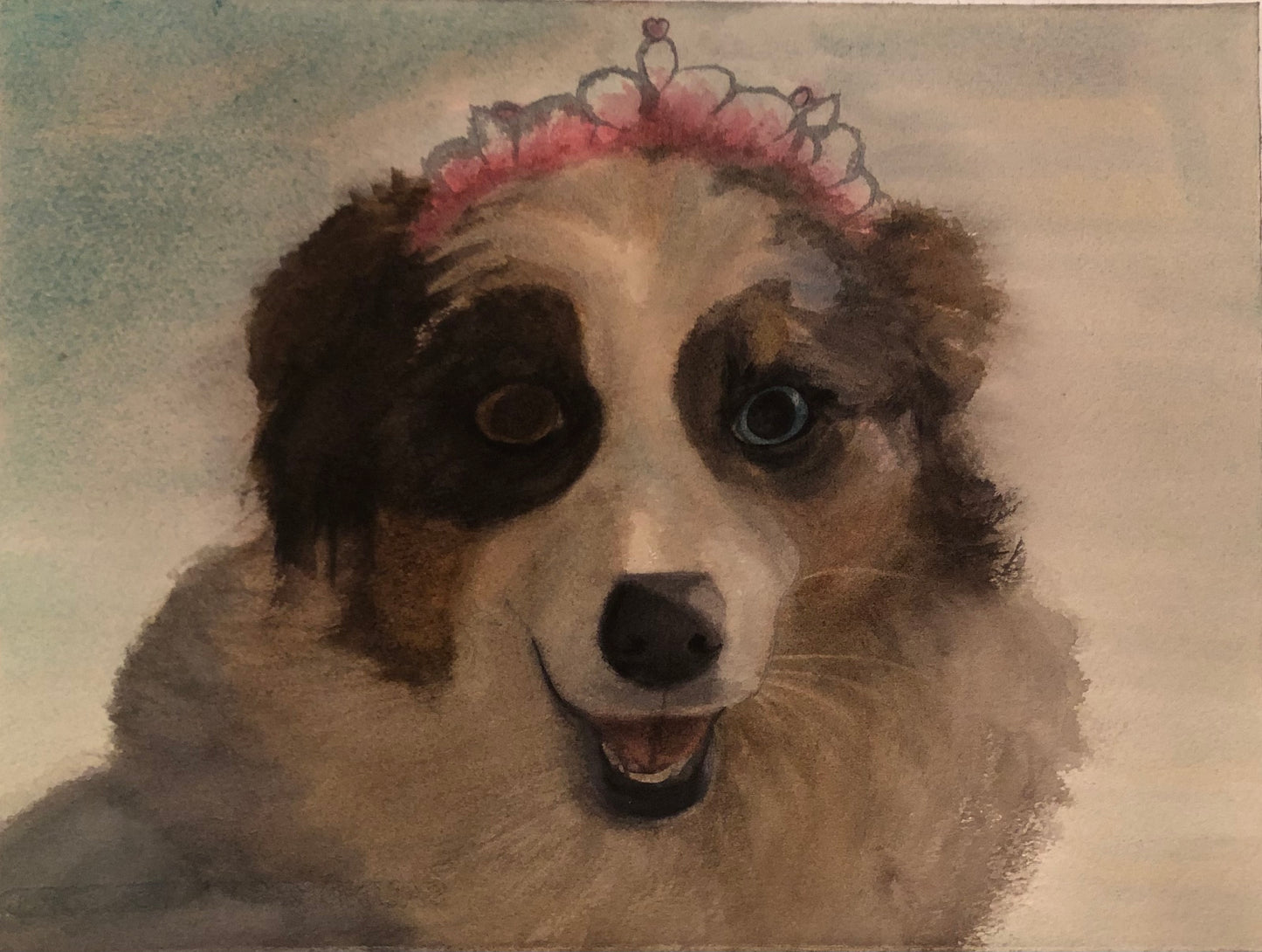 Princess Stella - Watercolor - Paper - 11 x 15 - NFS
